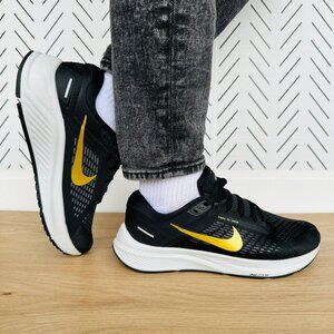 ❤️❤️Nike Air Zoom Structure 24 Sz 7.5 Womens Shoes Running Black Gold DA8570-003